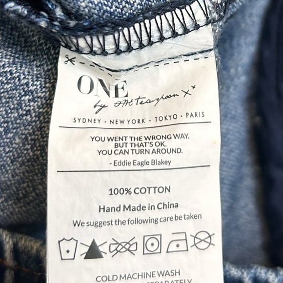 One Teaspoon Cobaine Hunters- Relaxed Mid Rise Shorts - Picture 12 of 15